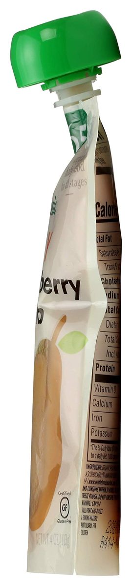 365 by Whole Foods Market, Organic Baby Food, Pear Strawberry Rhubarb, 4 Ounce