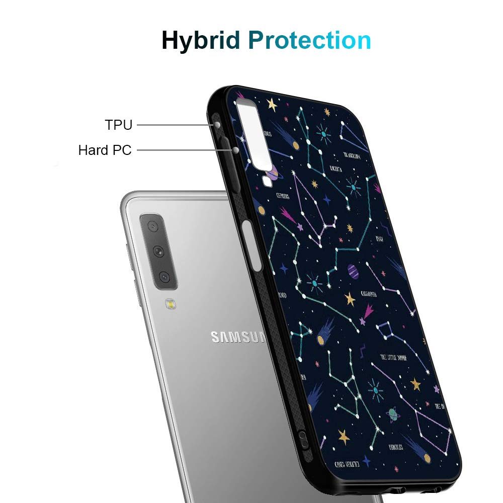 Amazon Brand - Solimo Designer Universe Printed Hard Back Case Mobile Cover for Samsung Galaxy A7 (2018) (D1255)