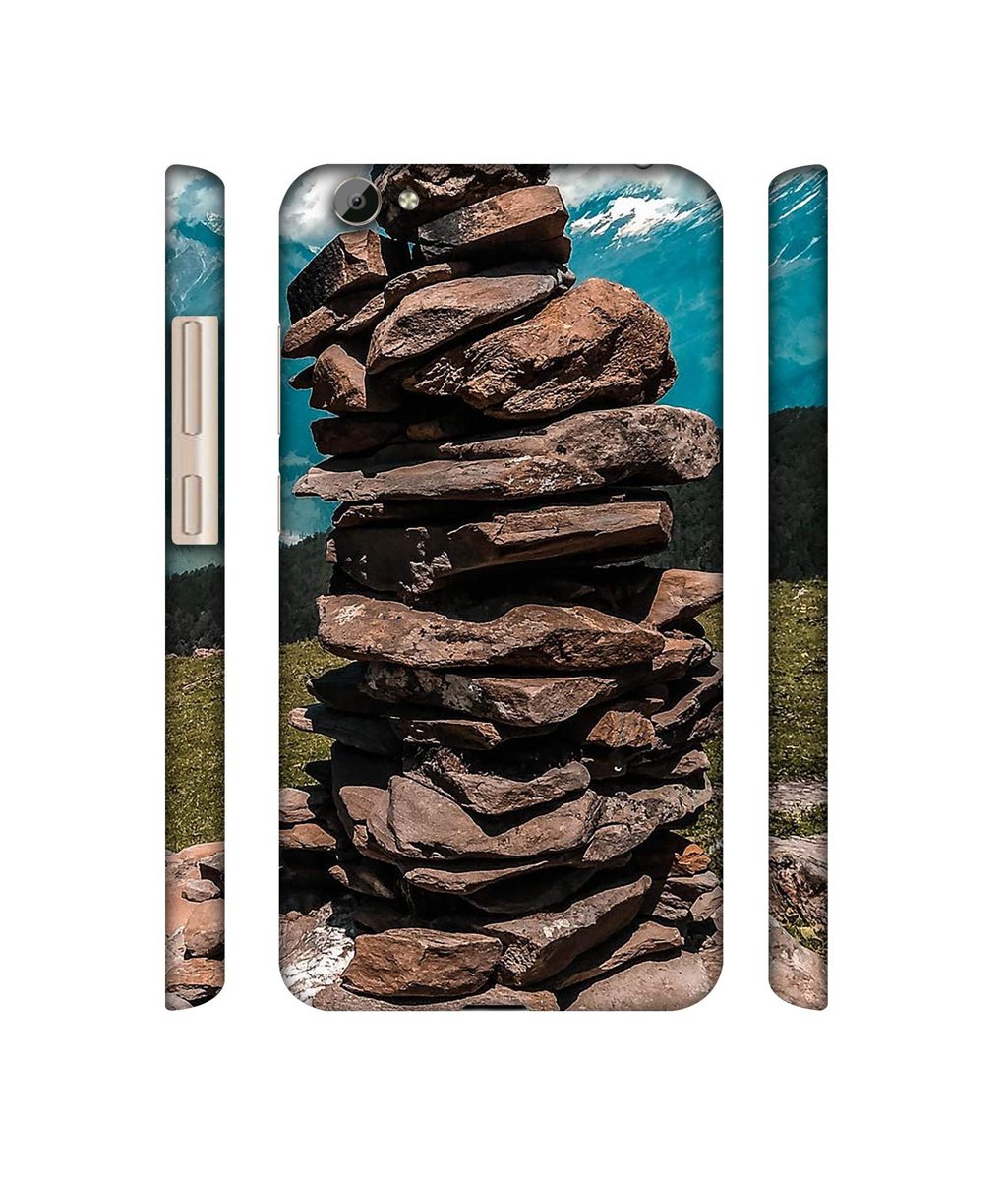 Amazon Brand - Solimo Designer Rocks 3D Printed Hard Back Case Mobile Cover for Vivo Y66