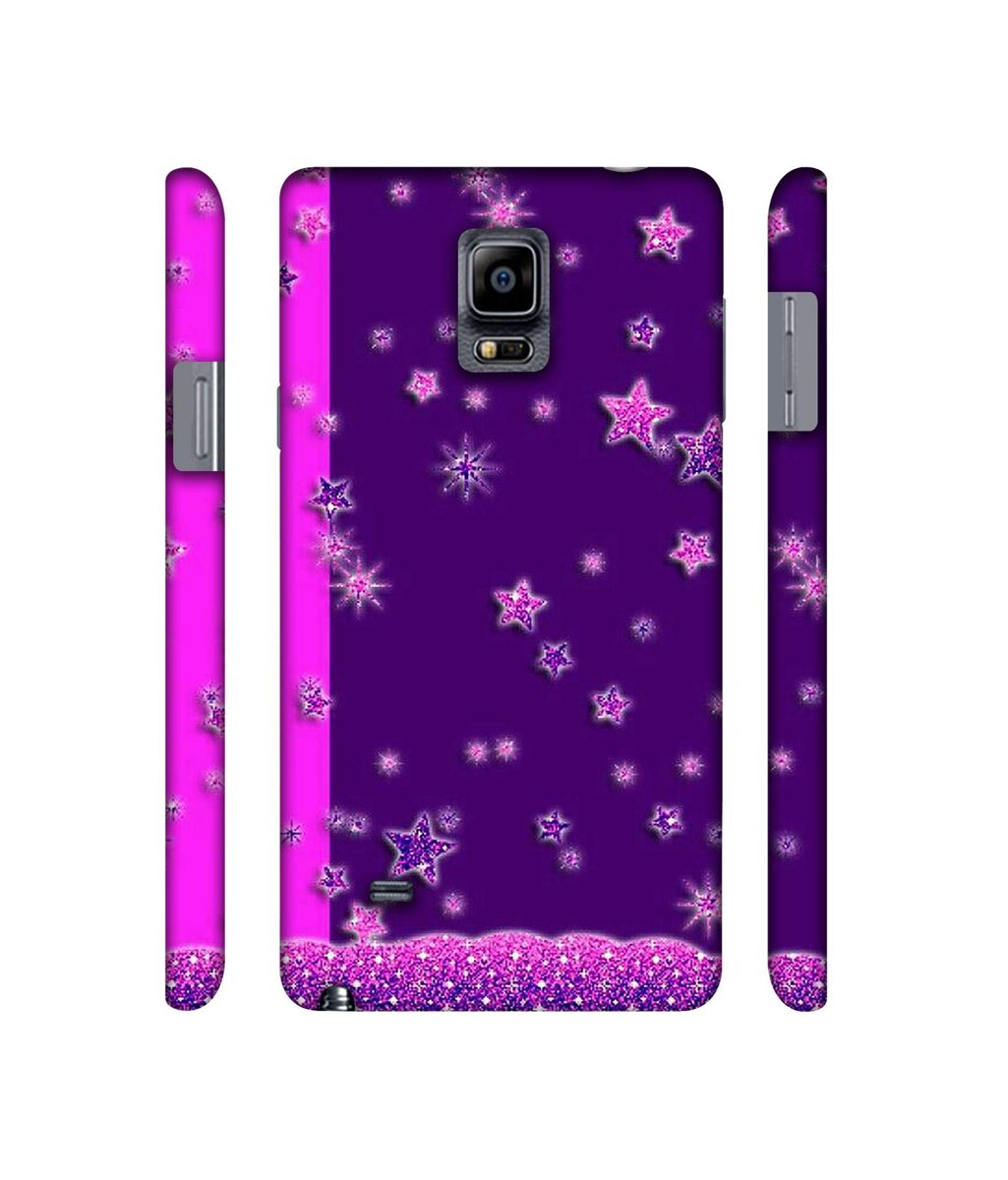 Amazon Brand - Solimo Designer Sparkling Stars 3D Printed Hard Back Case Mobile Cover for Samsung Galaxy Note 4