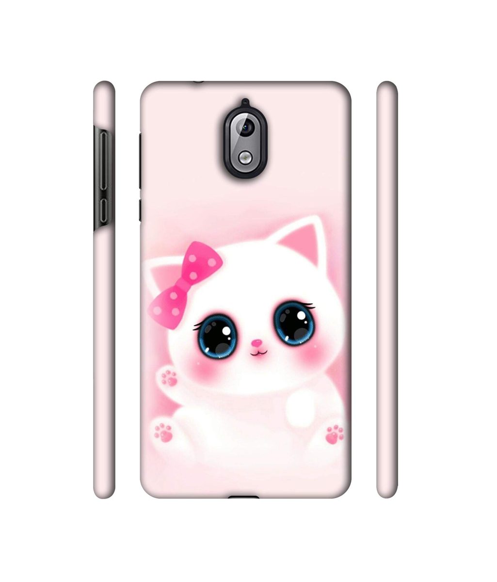 Amazon Brand - Solimo Designer Babby Kitty 3D Printed Hard Back Case Mobile Cover for Nokia 3.1