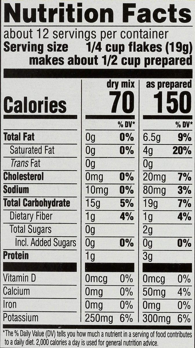 365 EVERYDAY VALUE Natural Instant Potato Flakes, 8 OZ