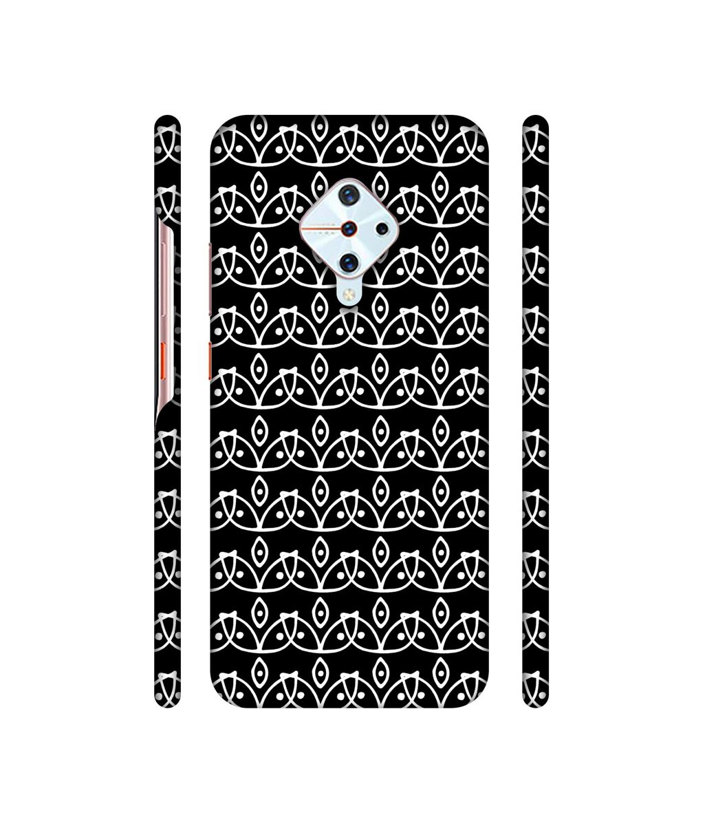 Amazon Brand - Solimo Designer White Flowers Pattern 3D Printed Hard Back Case Mobile Cover for Vivo S1 Pro
