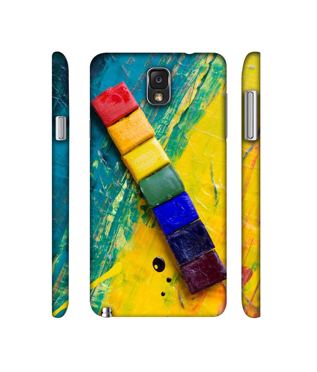 Amazon Brand - Solimo Designer Wax Color Blocks 3D Printed Hard Back Case Mobile Cover for Samsung Galaxy Note 3 N9000