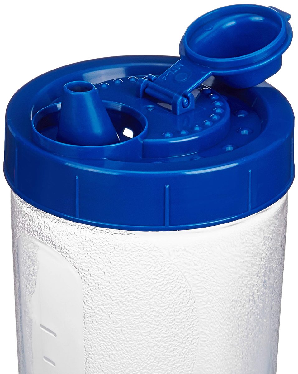 Amazon Brand - Solimo Oil Pourer (700ml), Blue