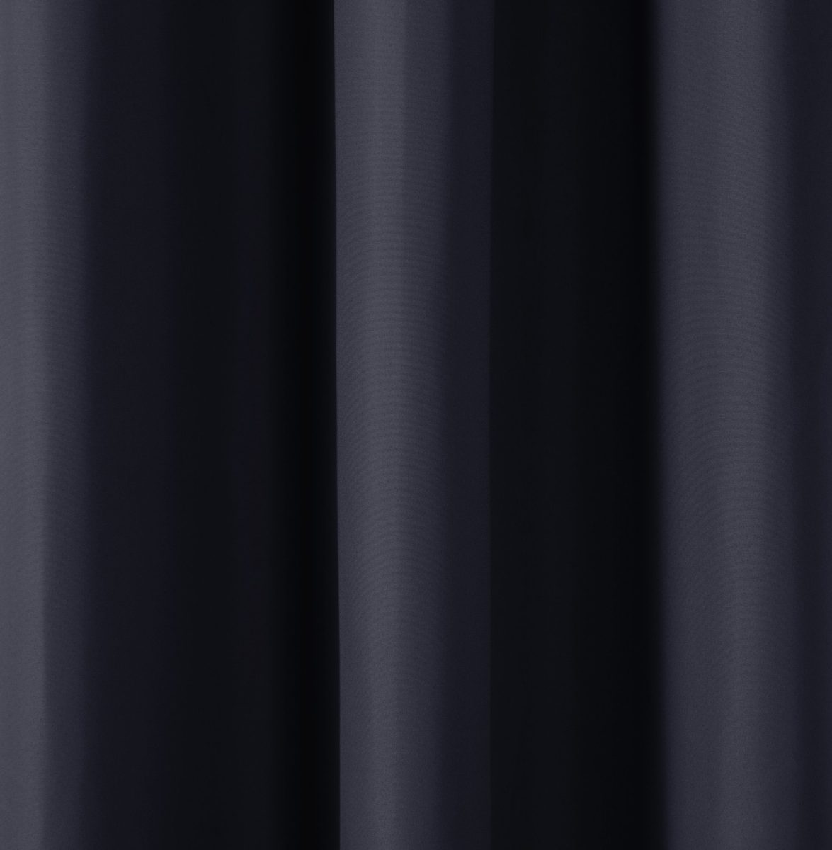 AmazonBasics Room-Darkening Blackout Curtain Set with Grommets - 117 x 229 cm, Black