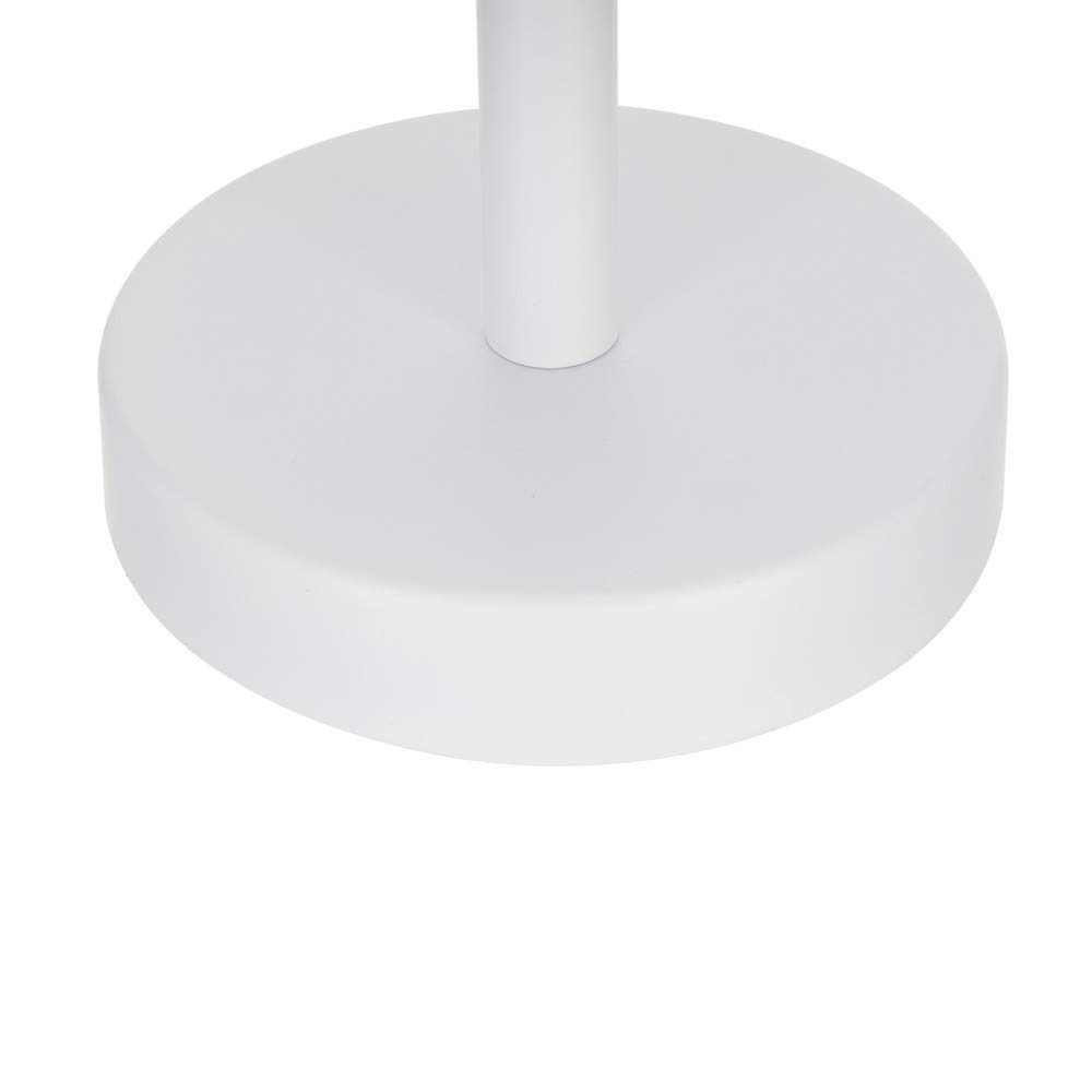 Amazon Brand – Ravenna Home Contemporary Metal Table Lamp with Acrylic Accents, LED Bulb Included, 19.5"H, White