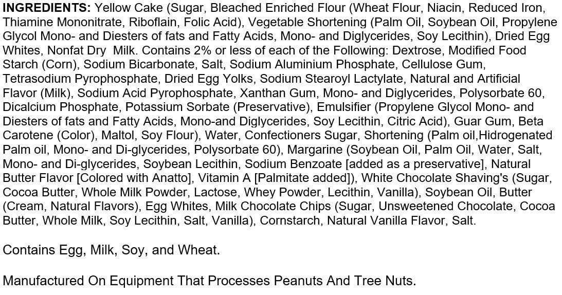 Fresh Prepared, White Vanilla Cake, 6 inch Round, 20 Oz