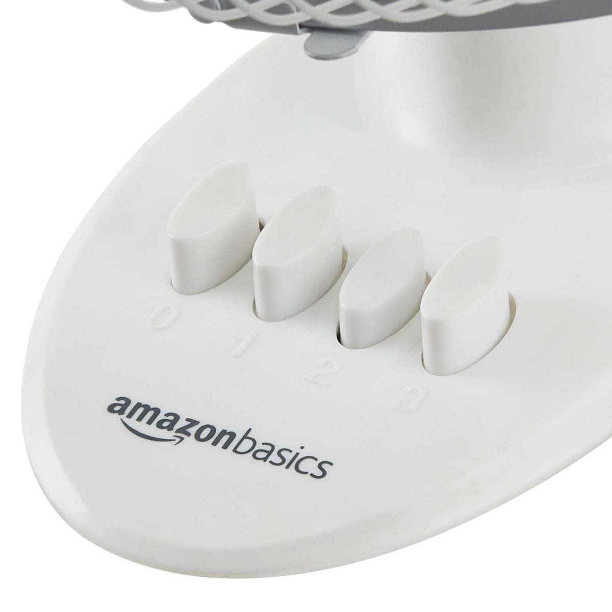 AmazonBasics Oscillating Table Fan with 12-Inch Blades, 3 Speed Settings (Renewed)
