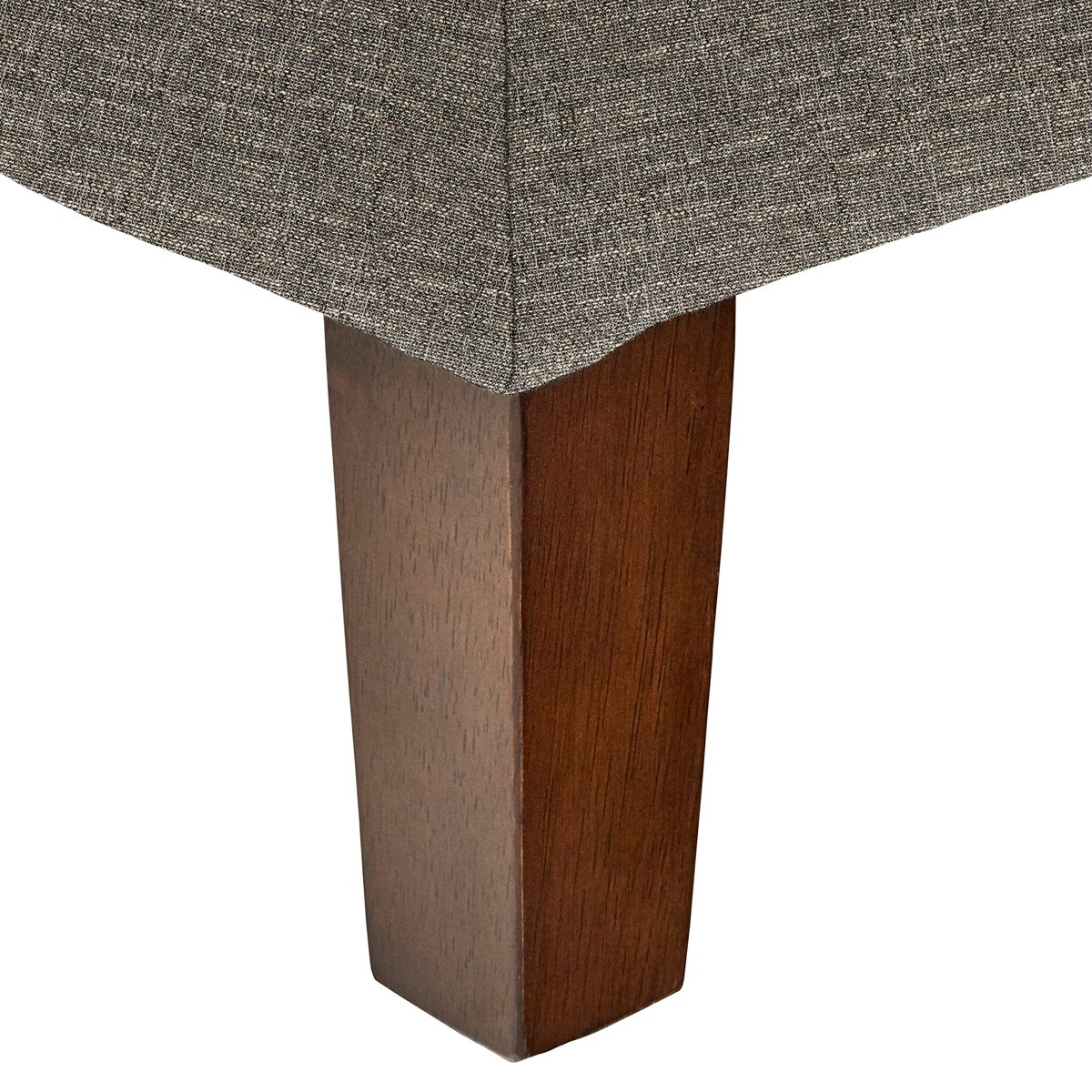 Amazon Brand – Rivet Lawson Modern Angled Ottoman, 27"W, Blackwood