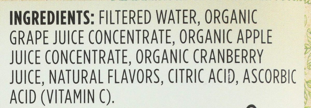 365 Everyday Value, Organic 100% Juice Flavored Juice Blend from Concentrate, Grape Cranberry, 64 fl oz