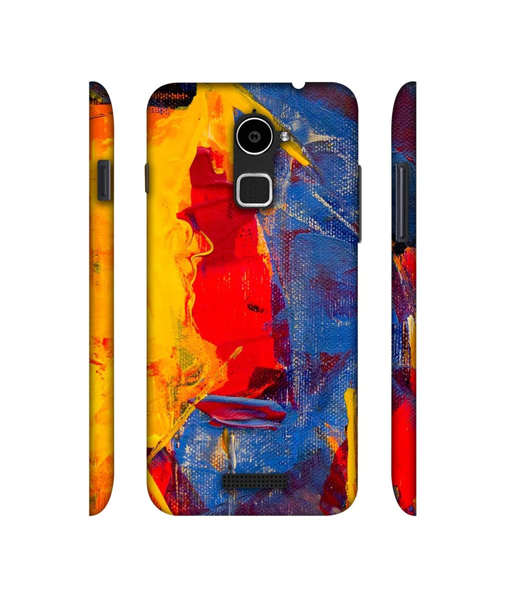 Amazon Brand - Solimo Designer Yellow and Dark Blue Canvas 3D Printed Hard Back Case Mobile Cover for Coolpad Note 3 Lite