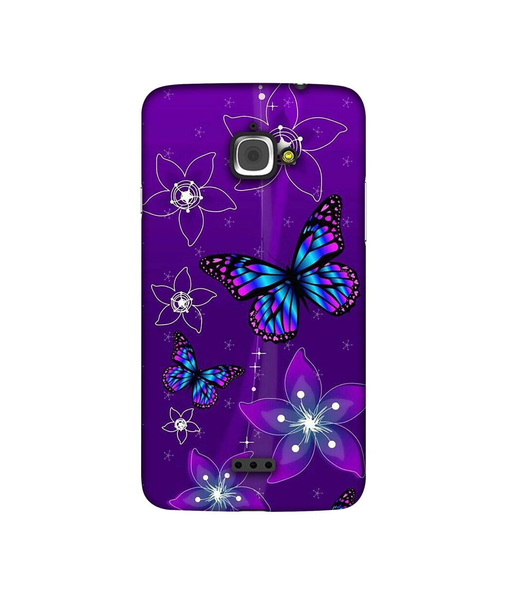 Amazon Brand - Solimo Designer Butterflies 3D Printed Hard Back Case Mobile Cover for InFocus M350