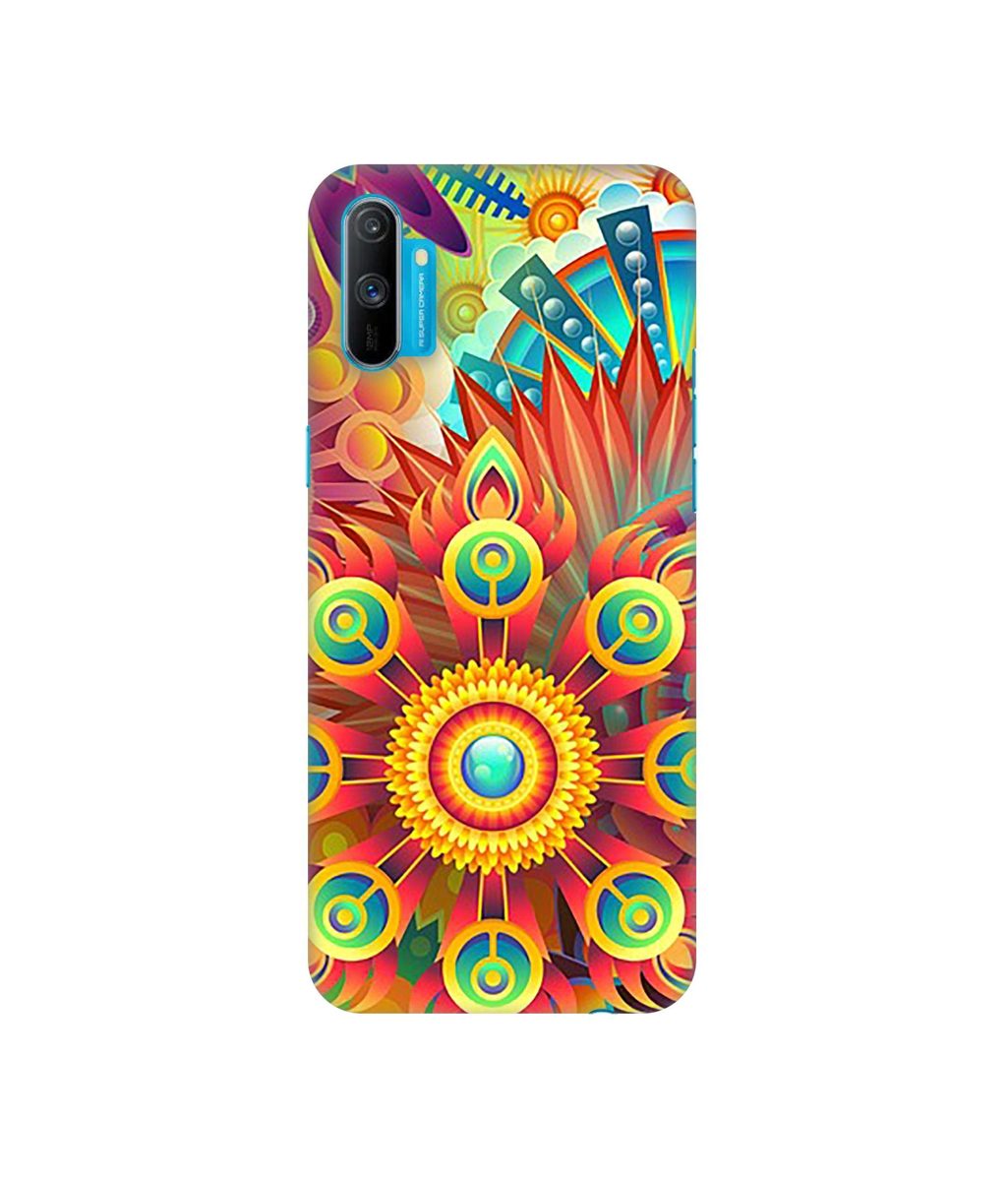 Amazon Brand - Solimo Designer Rangoli 3D Printed Hard Back Case Mobile Cover for Realme C3
