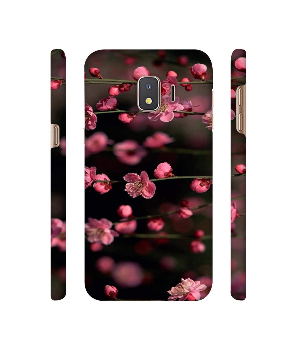 Amazon Brand - Solimo Designer Pink Flowers 3D Printed Hard Back Case Mobile Cover for Samsung Galaxy J2 Core
