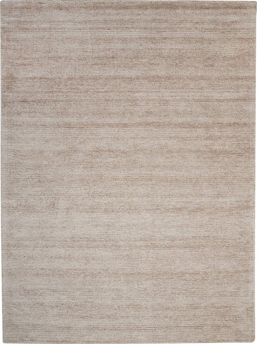 Amazon Brand – Rivet Contemporary Striated Jute Area Rug, 10' 6" x 8', Oatmeal
