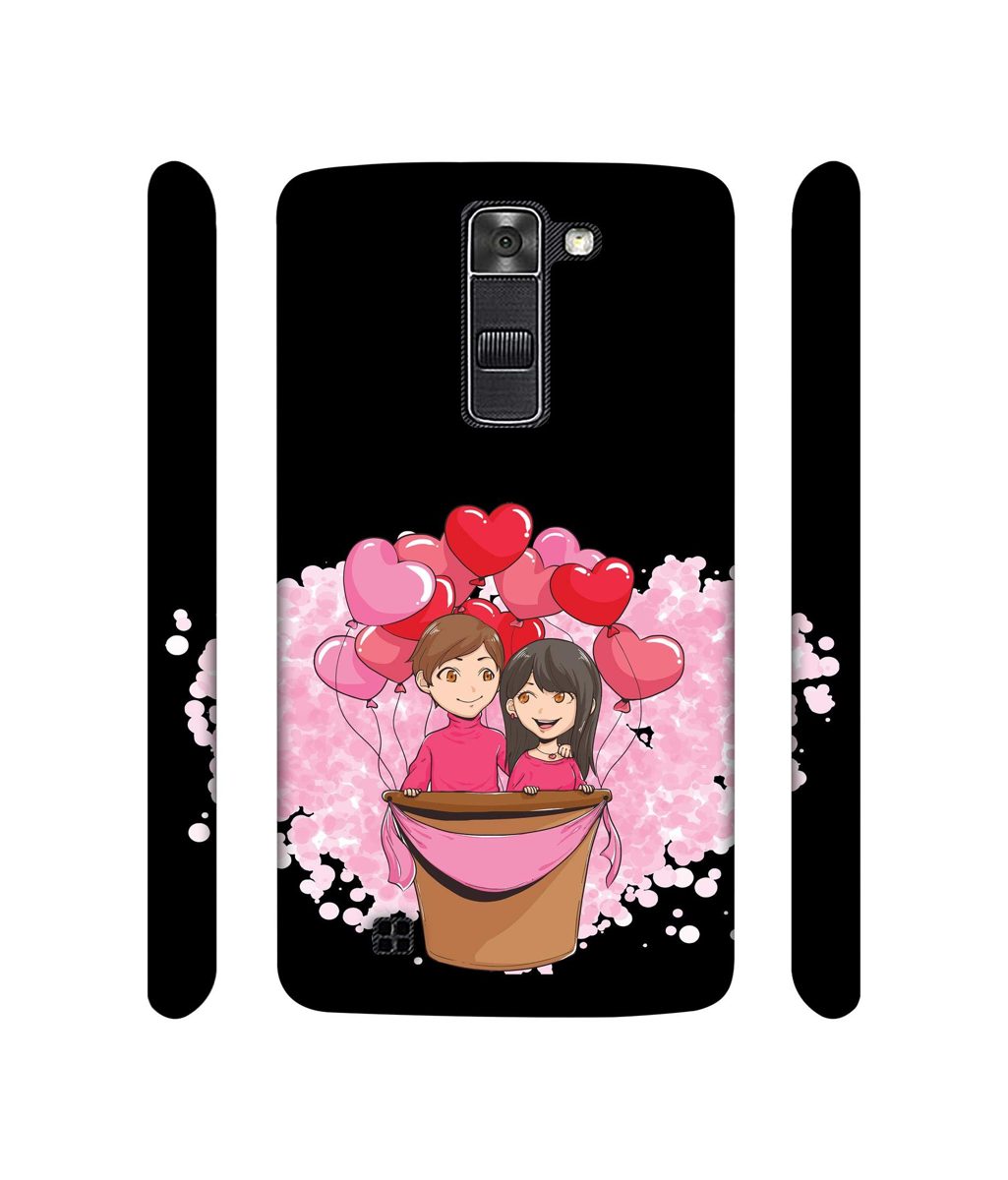 Amazon Brand - Solimo Designer Boy and Girl 3D Printed Hard Back Case Mobile Cover for LG K7