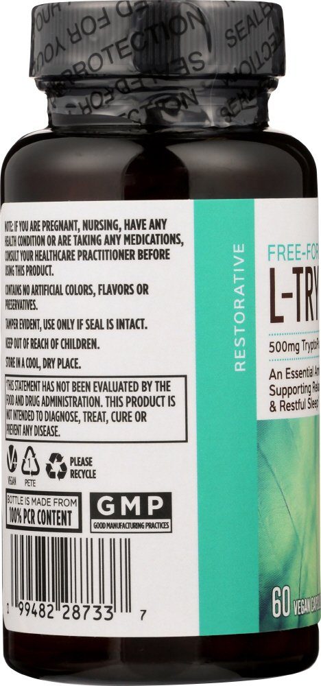 Whole Foods Market, L Tryptophan 500mg, 60 ct