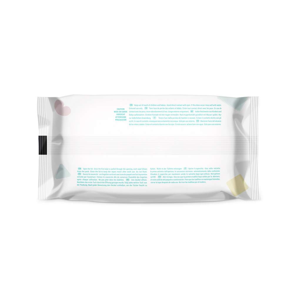 Amazon Brand - Mama Bear Sensitive Unscented Baby Wipes– Pack of 12 (Total 768 Wipes)