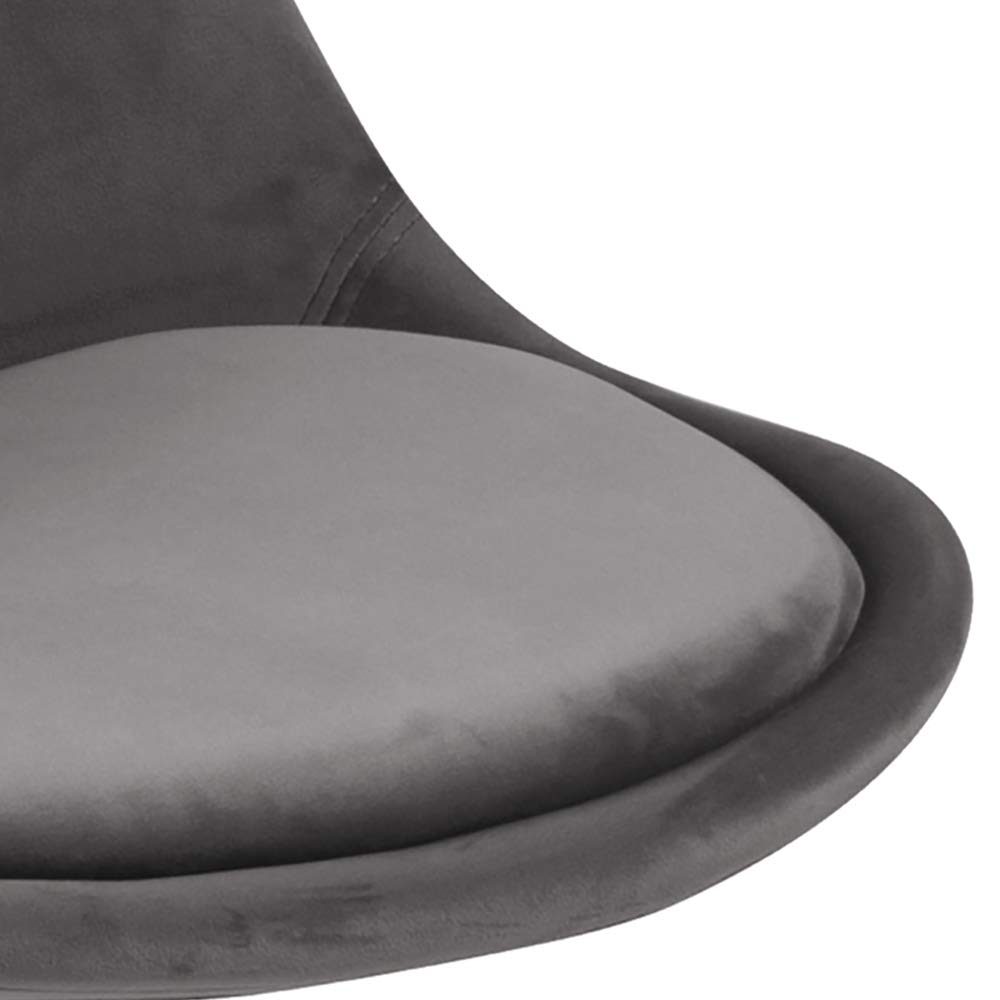 Amazon Brand - Movian Arendsee, Set of 2 Dining Chairs, 55 x 55 x 85 cm (L x W x H), Grey