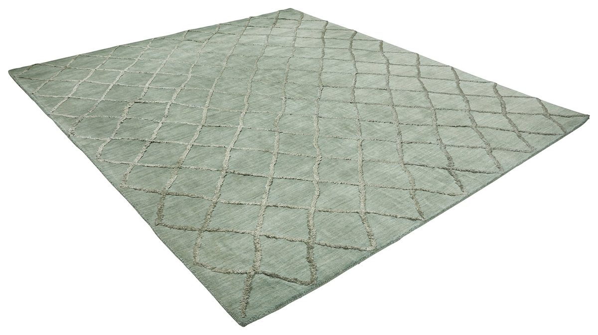 Stone & Beam Modern Textured Pattern Farmhouse Wool Area Rug