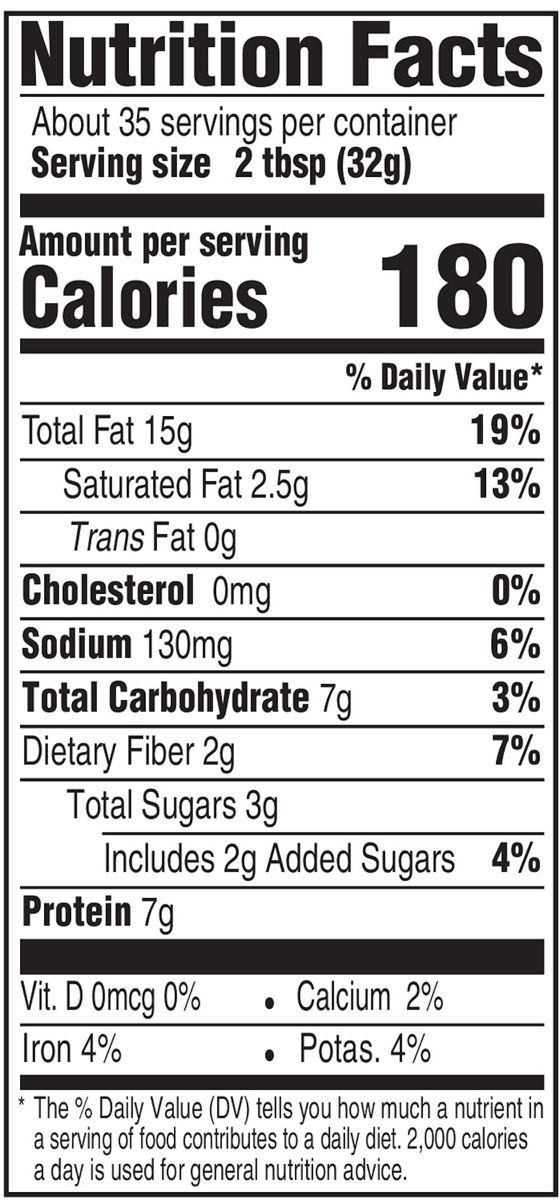 Happy Belly Crunchy Peanut Butter, 40 Ounce