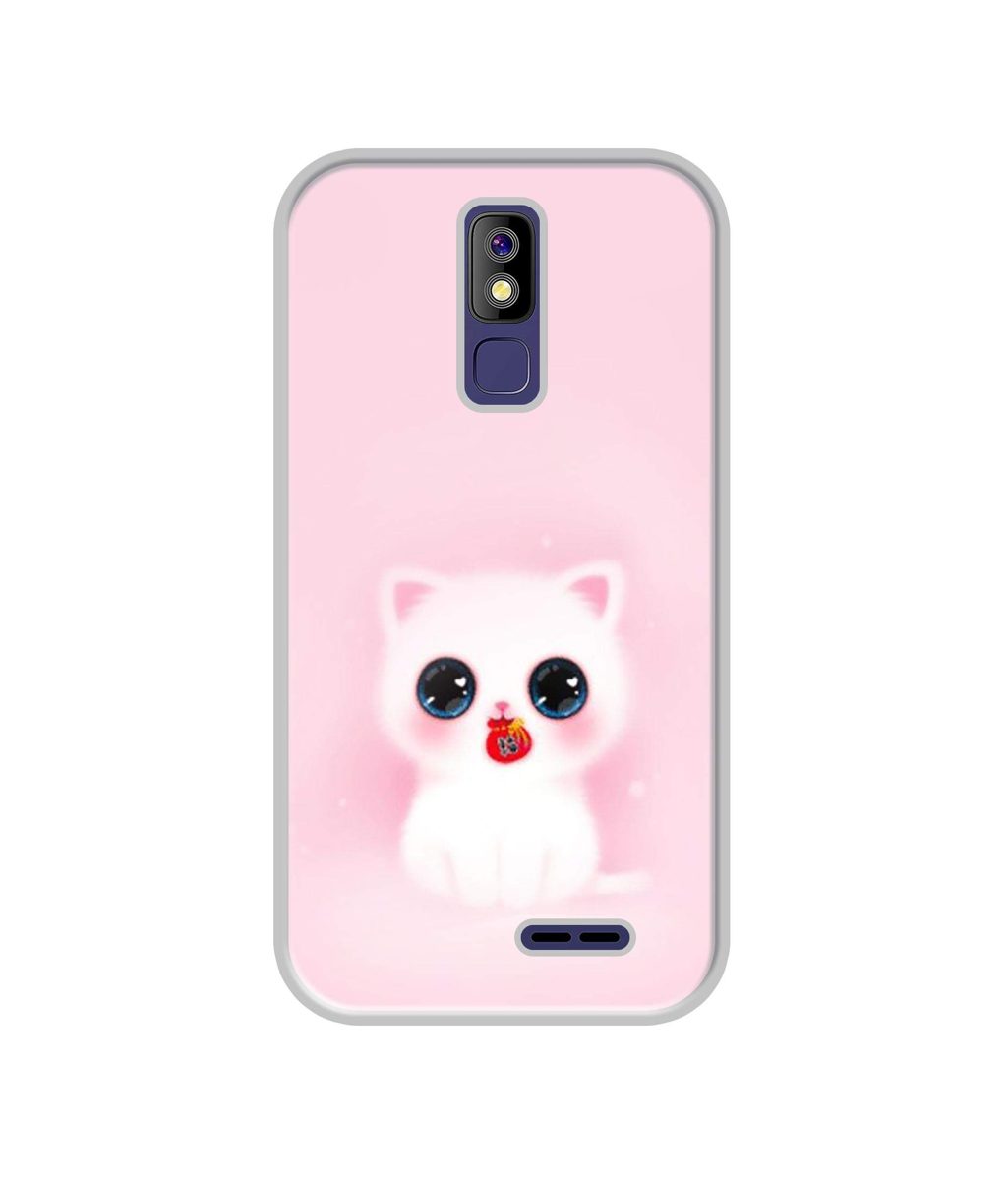Amazon Brand - Solimo Designer Kitty UV Printed Soft Back Case Mobile Cover for Panasonic P100