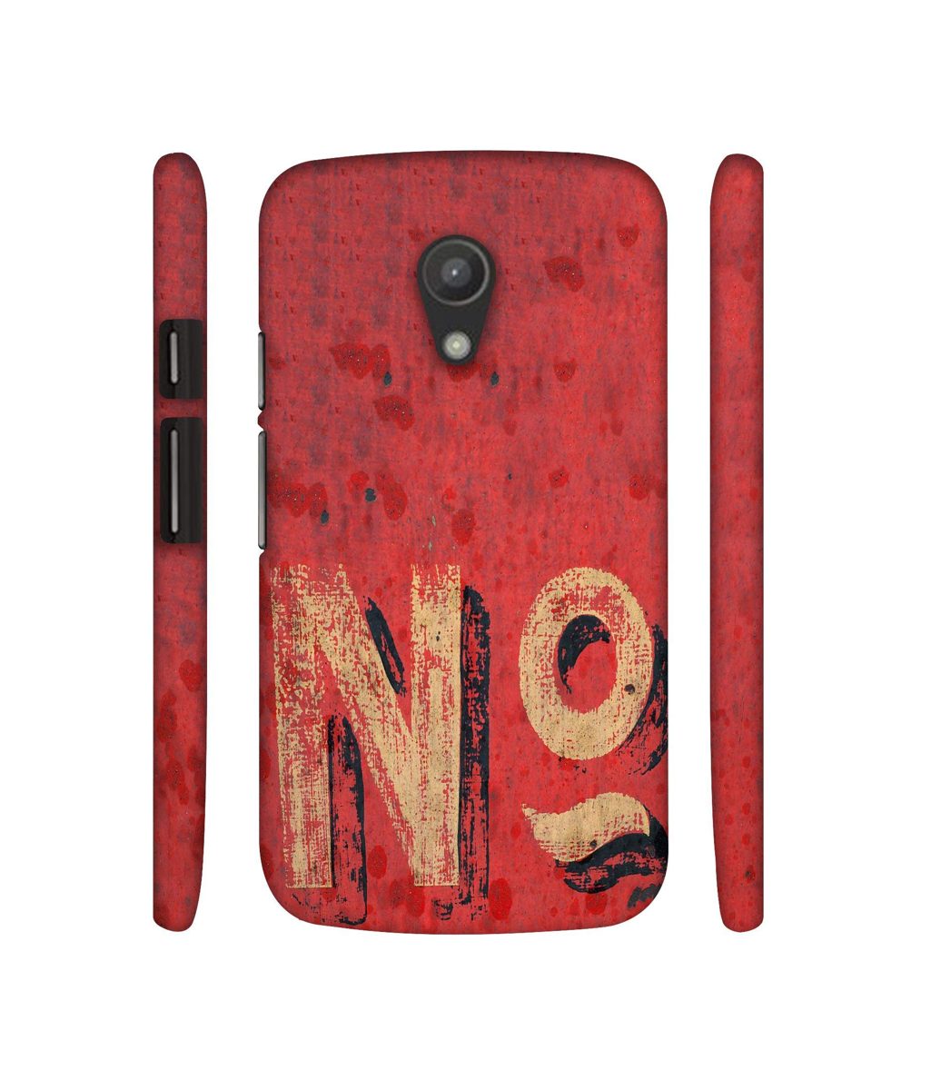 Amazon Brand - Solimo Designer No 3D Printed Hard Back Case Mobile Cover for Motorola Moto G 2nd Generation