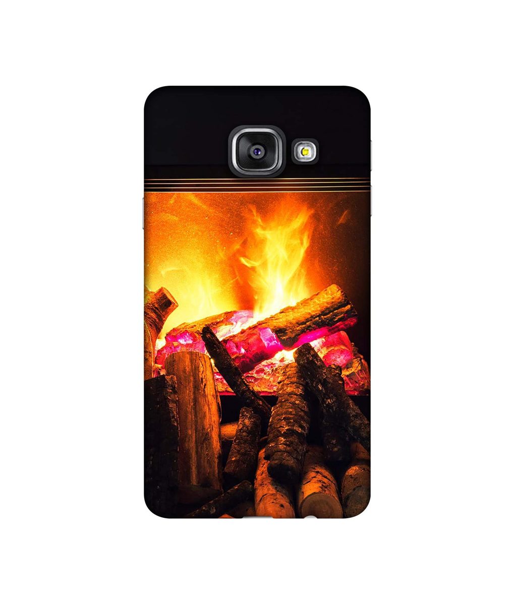 Amazon Brand - Solimo Designer Born Fire 3D Printed Hard Back Case Mobile Cover for Samsung Galaxy A3 (2016)