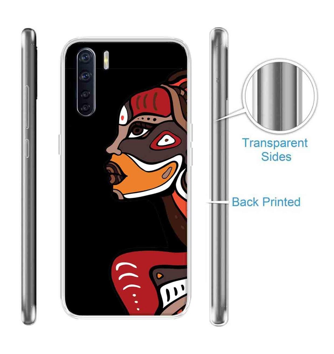 Amazon Brand - Solimo Designer Multicolor Cartoon Printed Soft Back Case Mobile Cover for Oppo F15