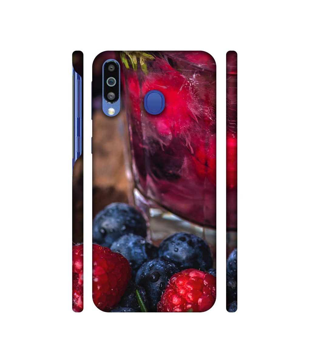 Amazon Brand - Solimo Designer Berries 3D Printed Hard Back Case Mobile Cover for Samsung Galaxy M21