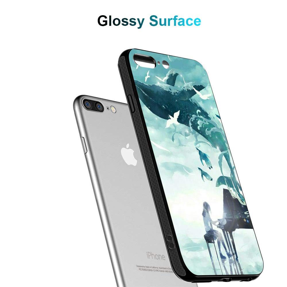 Amazon Brand - Solimo Designer Ocean Whale Hard Back Case Mobile Cover for Apple iPhone 8 Plus / 7 Plus (D1253)