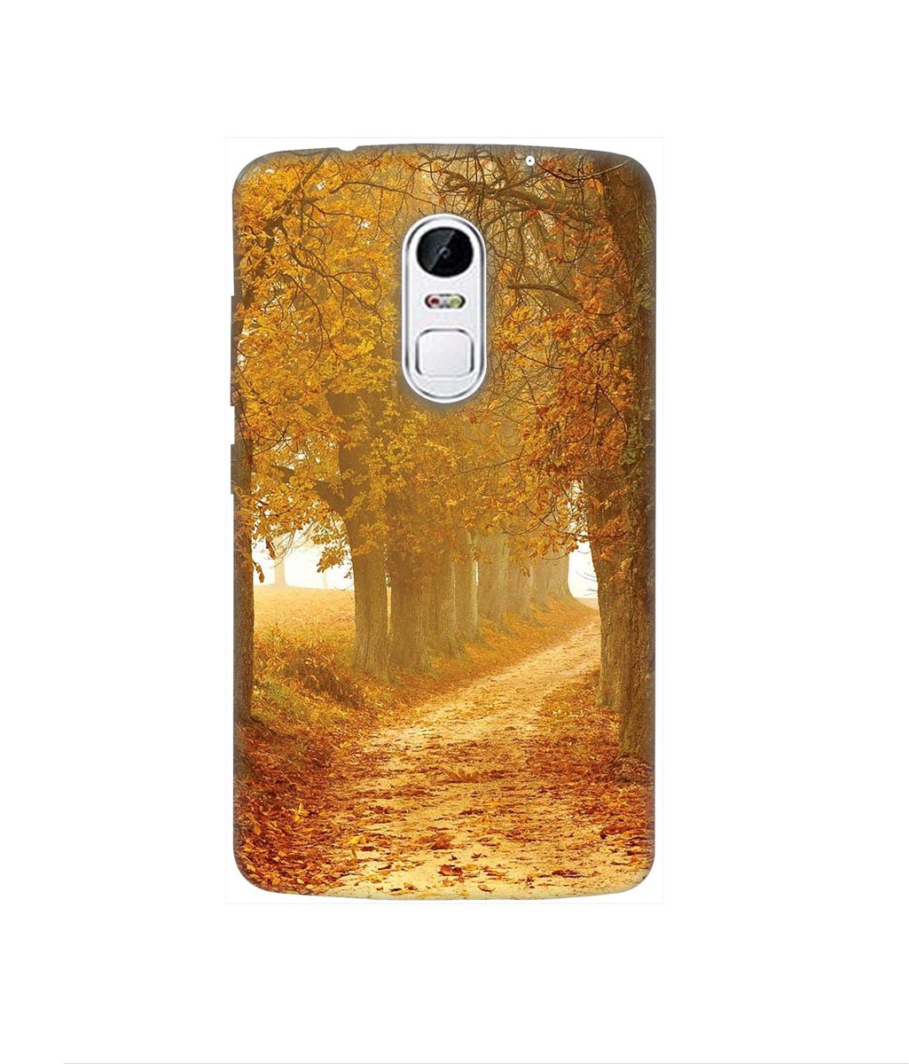 Amazon Brand - Solimo Designer Autumn Scene 3D Printed Hard Back Case Mobile Cover for Lenovo Vibe X3