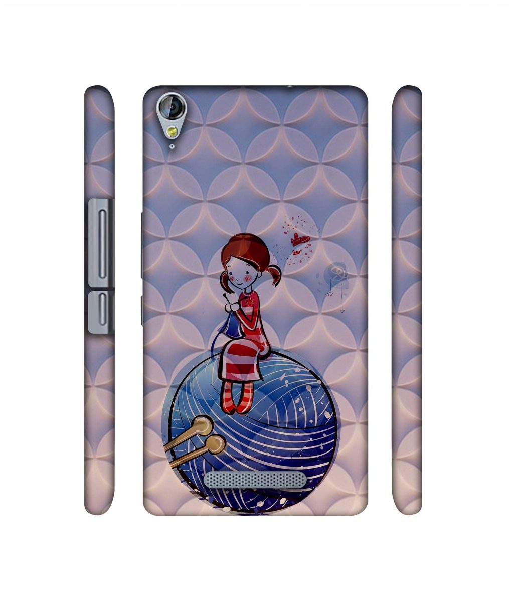 Amazon Brand - Solimo Designer Lady Vector Patternn 3D Printed Hard Back Case Mobile Cover for Micromax Canvas Juice 3Plus Q394