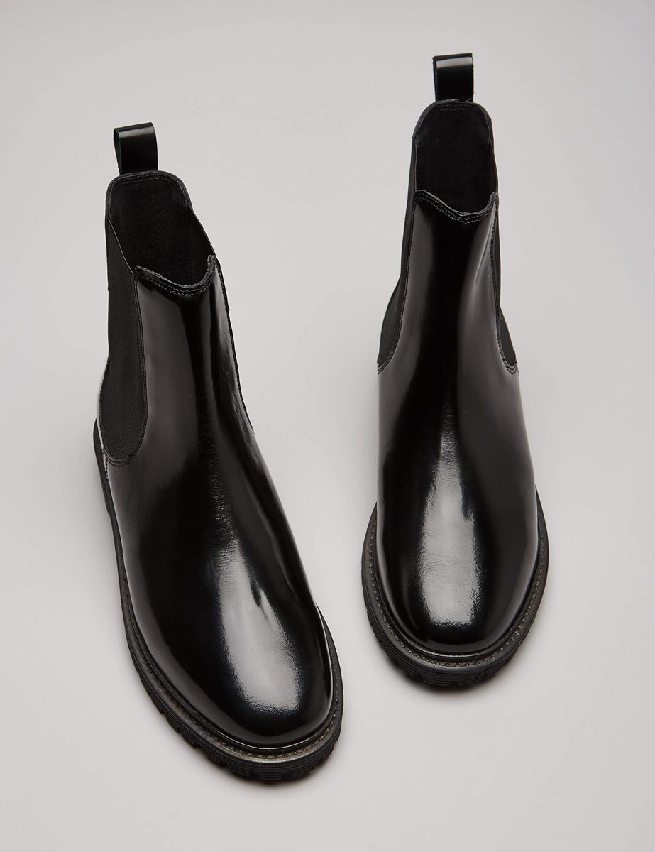 find. Women's Chunky Leather, Black), US 5