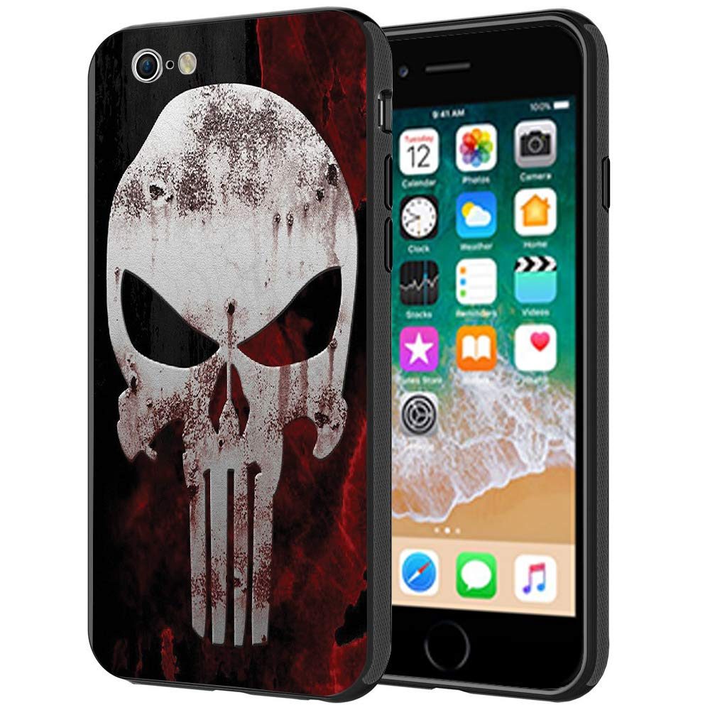 Amazon Brand - Solimo Designer Skull Printed Hard Back Case Mobile Cover for Apple iPhone 6S / 6 (D1158)