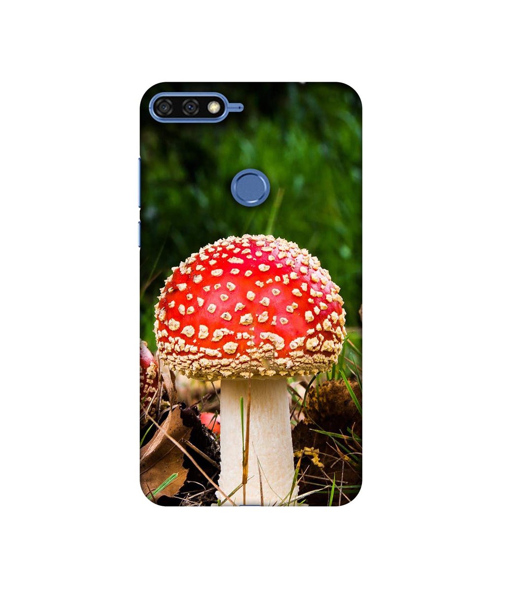 Amazon Brand - Solimo Designer Red Mushroom 3D Printed Hard Back Case Mobile Cover for Huawei Honor 7A