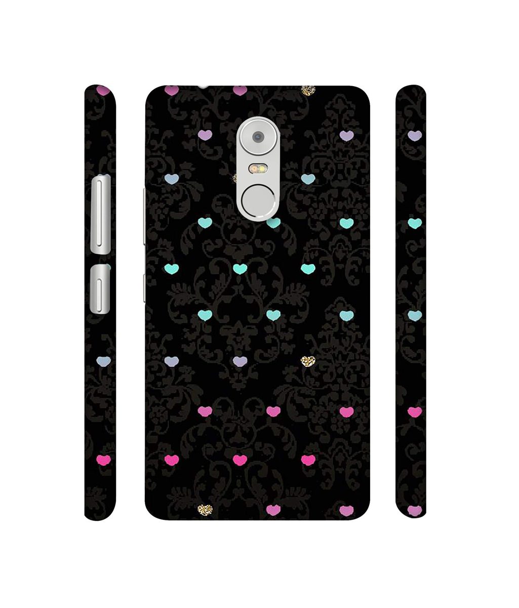 Amazon Brand - Solimo Designer Heart Texture 3D Printed Hard Back Case Mobile Cover for Lenovo K6 Note