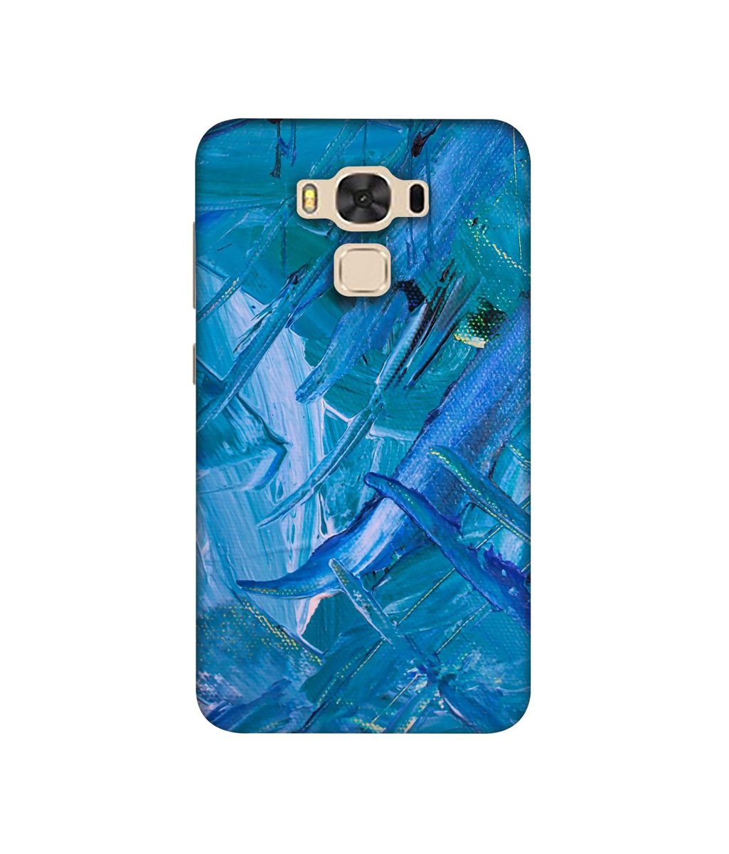 Amazon Brand - Solimo Designer Blue Paint 3D Printed Hard Back Case Mobile Cover for Asus Zenfone 3 Max ZC553KL
