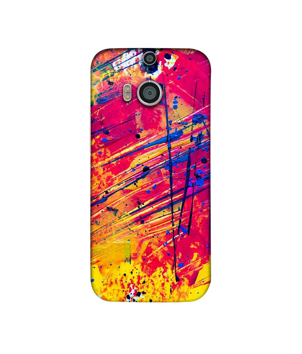 Amazon Brand - Solimo Designer Color Sprink 3D Printed Hard Back Case Mobile Cover for HTC One M8