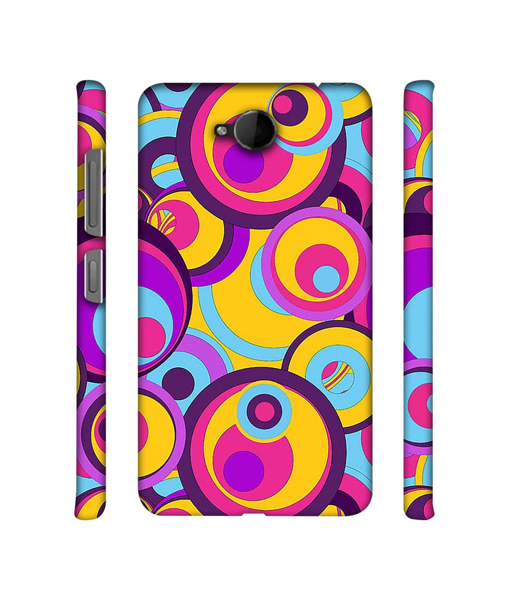Amazon Brand - Solimo Designer Multicolor Circle 3D Printed Hard Back Case Mobile Cover for Microsoft Lumia 650