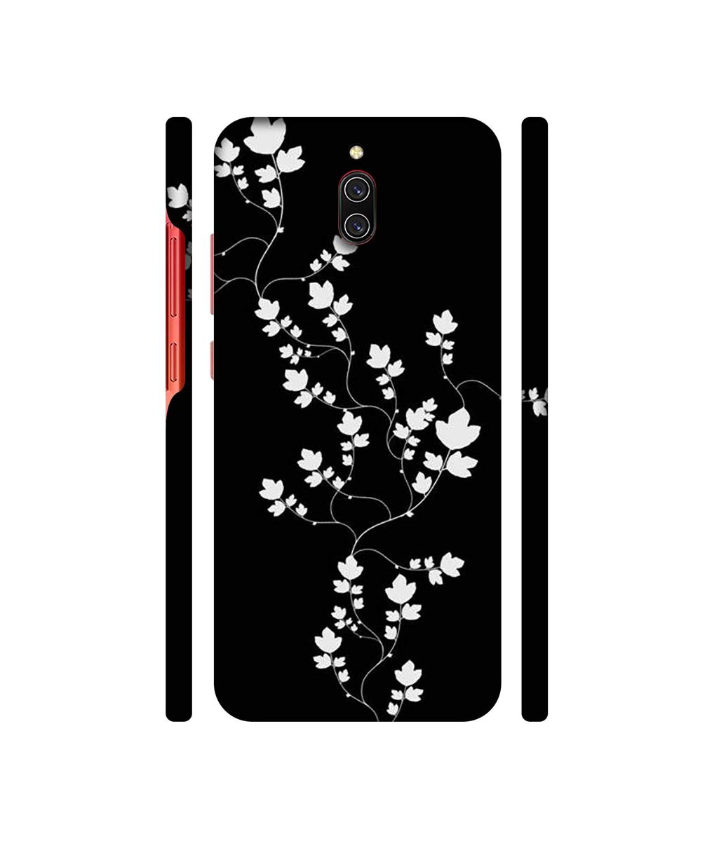 Amazon Brand - Solimo Designer Color Flowers 3D Printed Hard Back Case Mobile Cover for Xiaomi Redmi 8A Dual,Black