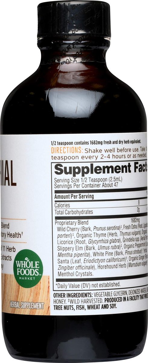 Whole Foods Market, Bronchial Syrup, 4 fl oz