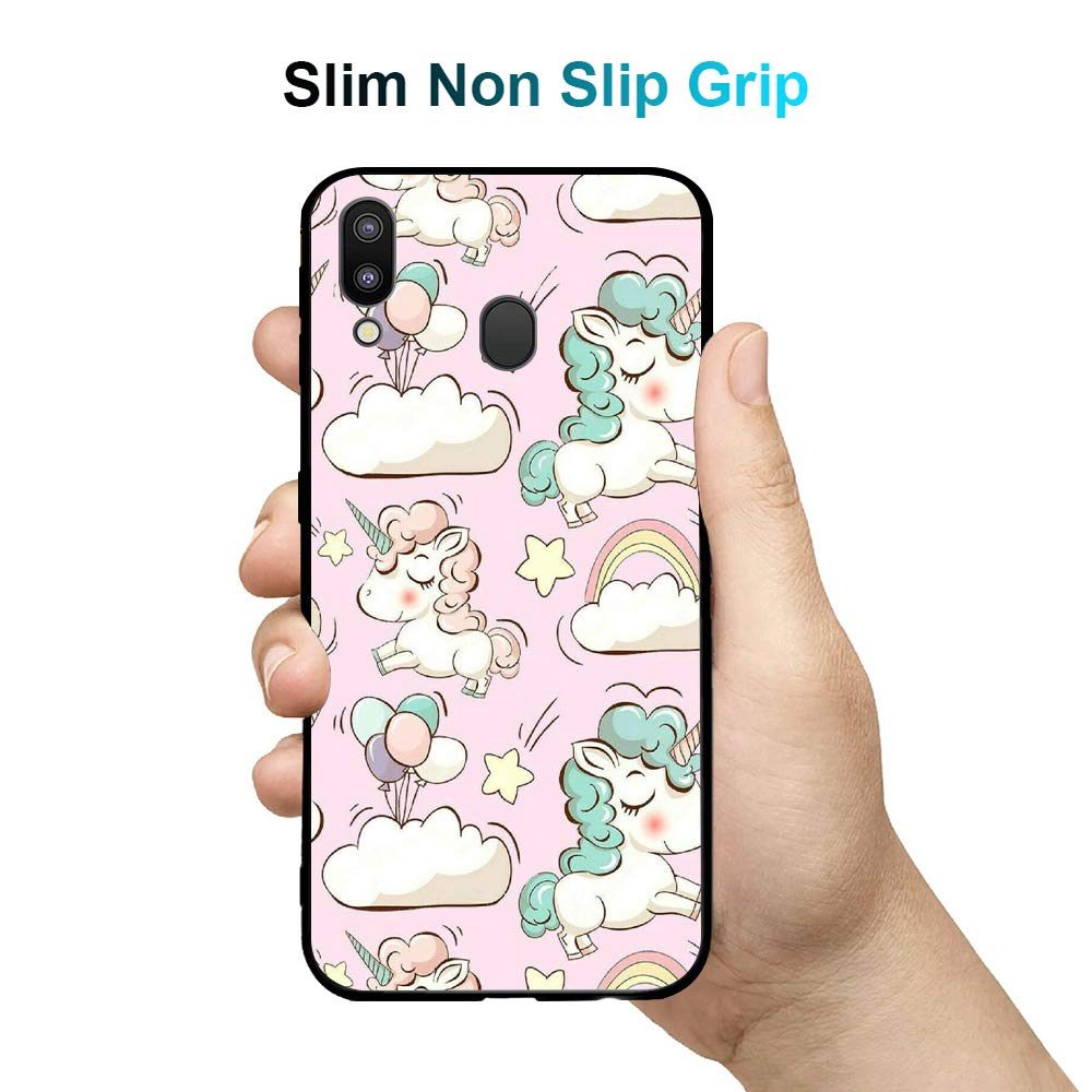 Amazon Brand - Solimo Designer Magical Unicorn Printed Hard Back Case Mobile Cover for Samsung Galaxy M20 (D1268)