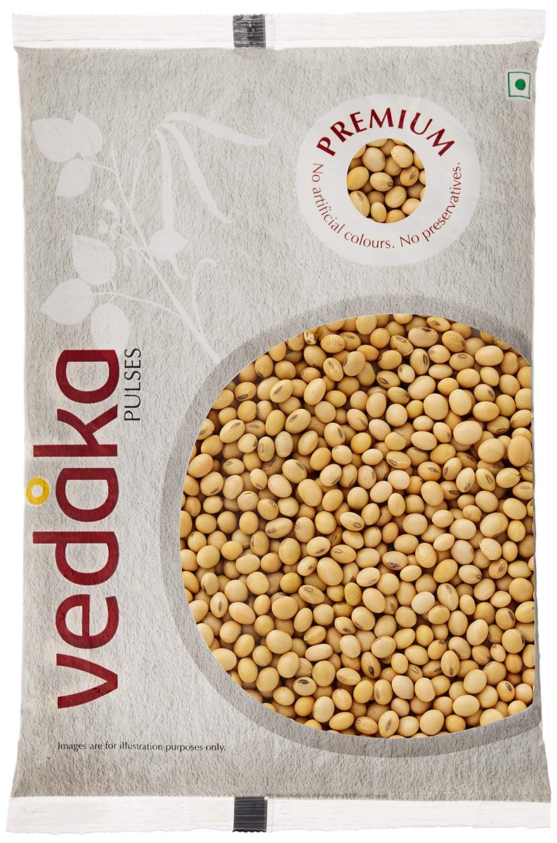 Amazon Brand - Vedaka Premium SOYA Beans, 1kg