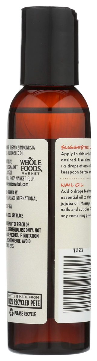 365 Everyday Value, Organic Jojoba Oil, 4 fl oz