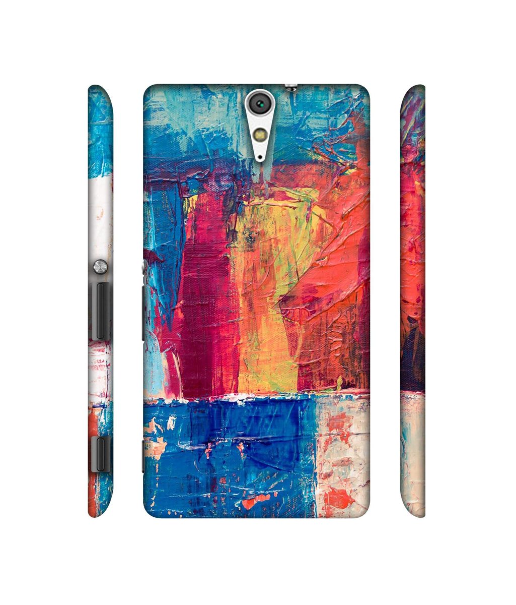 Amazon Brand - Solimo Designer Randam Color Mixing 3D Printed Hard Back Case Mobile Cover for Sony Xperia C5 Ultra Dual