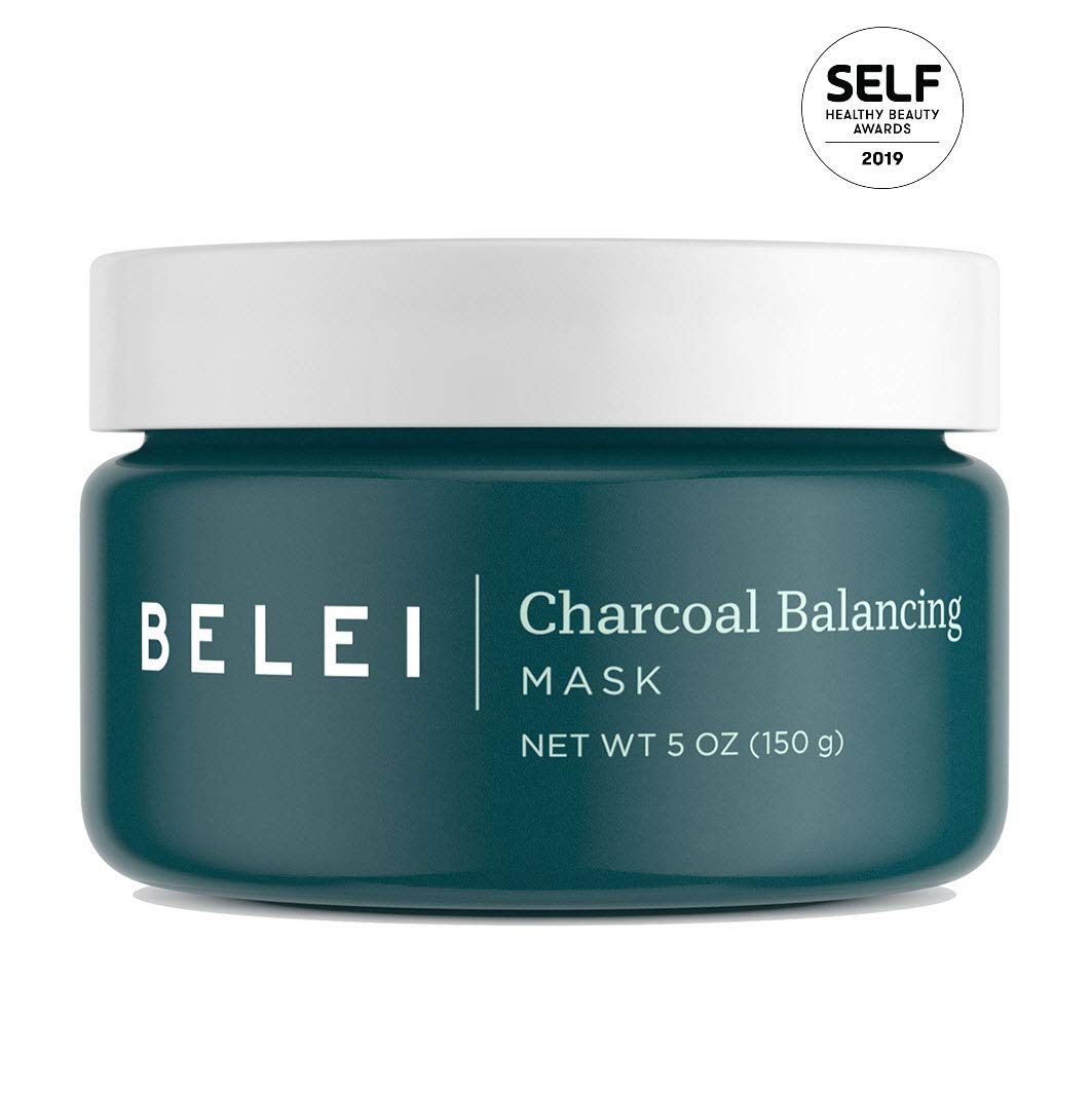 Belei Triple-Peptide Eye Cream, Fragrance Free, Paraben Free, 0.5 Fluid Ounce (15 mL) & Charcoal Balancing Mask, Fragrance Free, Paraben Free, 5 Ounce (150 g)