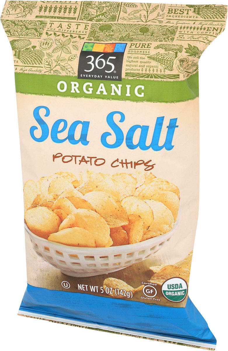 365 Everyday Value, Organic Potato Chips, Sea Salt, 5 oz
