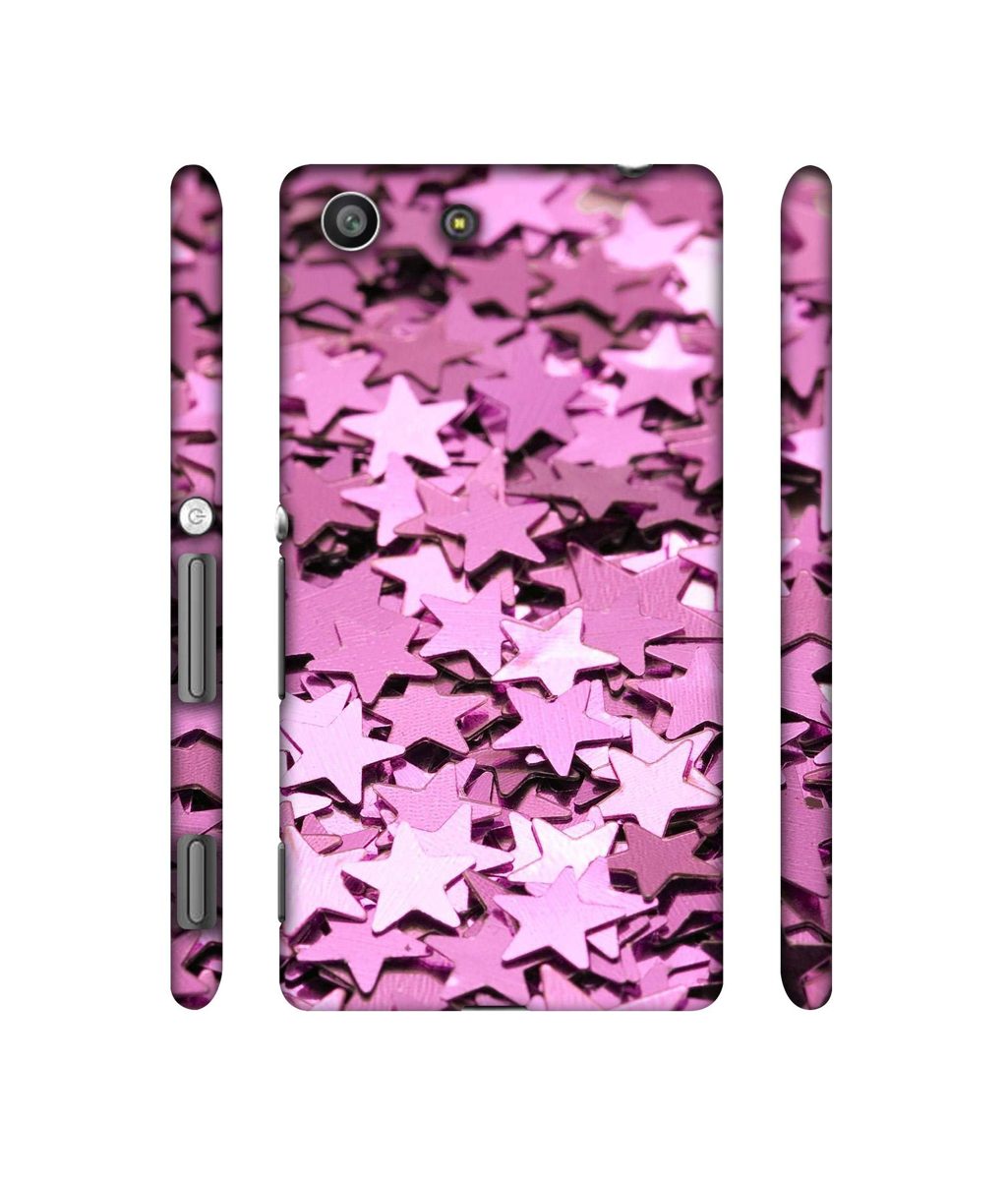 Amazon Brand - Solimo Designer Glitter Stars 3D Printed Hard Back Case Mobile Cover for Sony Xperia M5 Dual